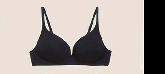 Non Wired Plunge T-Shirt Bra Set