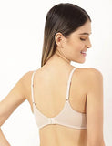 Cotton Plain Non Wire Neck  Bra Set