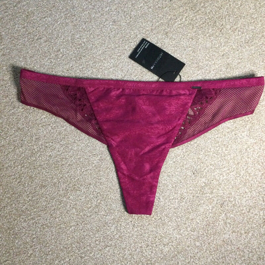 Swiss Designed Embroidery Thong Knicker