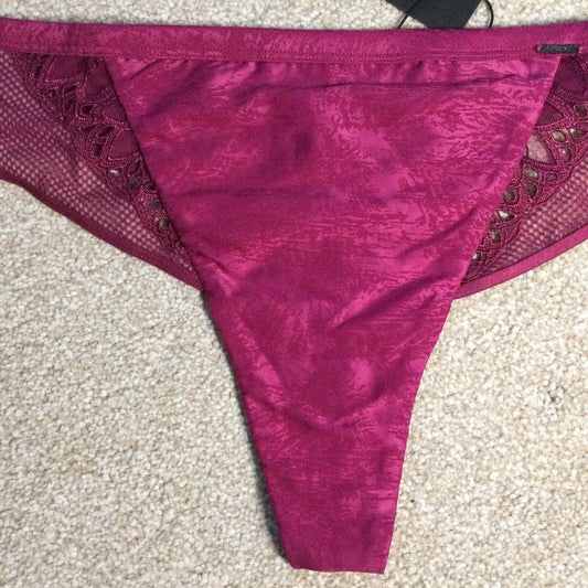 Swiss Designed Embroidery Thong Knicker