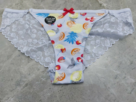 Fruit Lace Brazilian Knicker