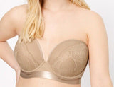 UNDERWIRED, Padded Strapless  Wear PUSH UP PLUNGE BRA SET