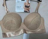 UNDERWIRED, Padded Strapless  Wear PUSH UP PLUNGE BRA SET