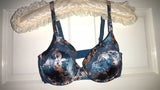 Silk & lace Padded Bra Set