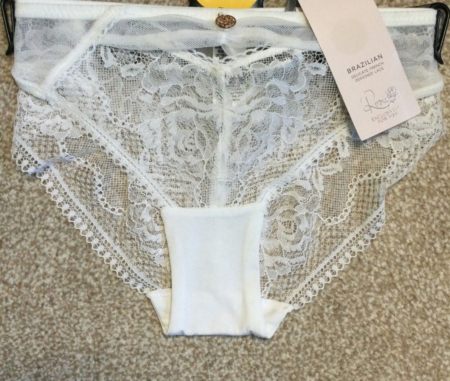 Rosie Delicate French Designed Lace Brazilian Knicker