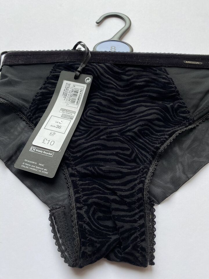 Animal Print Velvet Brief