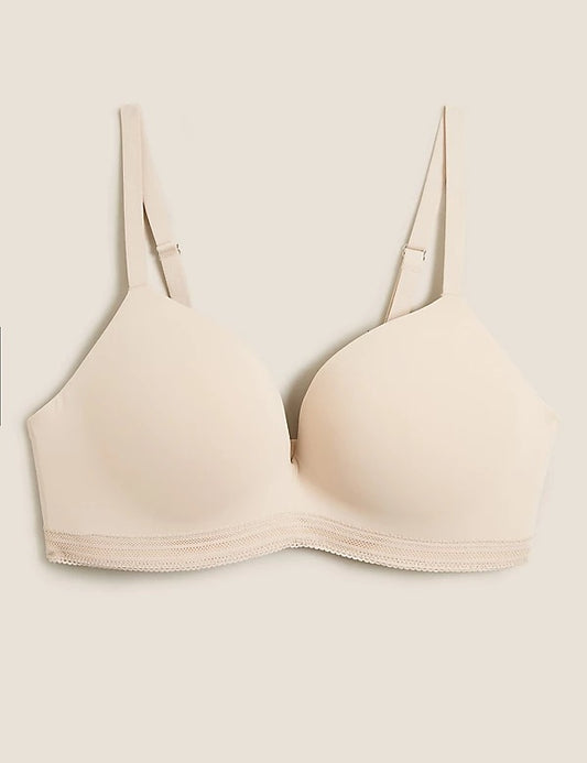 Push Up Non-Wired  Plunge Bra