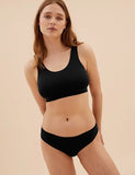 Non-Wired Full Cup Seamless Crop Tops