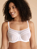 Net Full Cup Balcony Bra