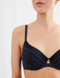 Mesh & Lace Underwired Full Cup Bra