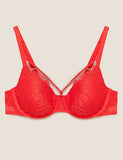 Scallop Lace Padded Full Cup Bra