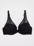 Lace Underwired Plunge Bra